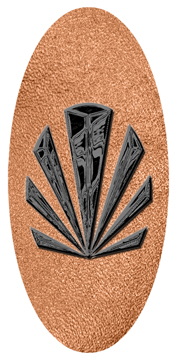 DG5000-602-BK-SH-CP Black Sunburst Shimmer Copper